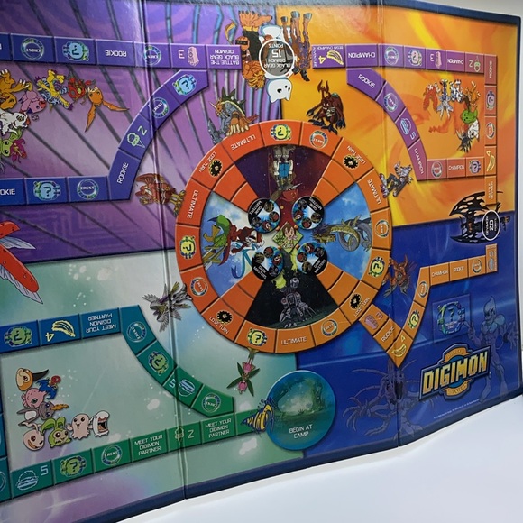 Digimon Digital Monsters The Ultimate Adventure Board Game Vintage - Picture 13 of 15